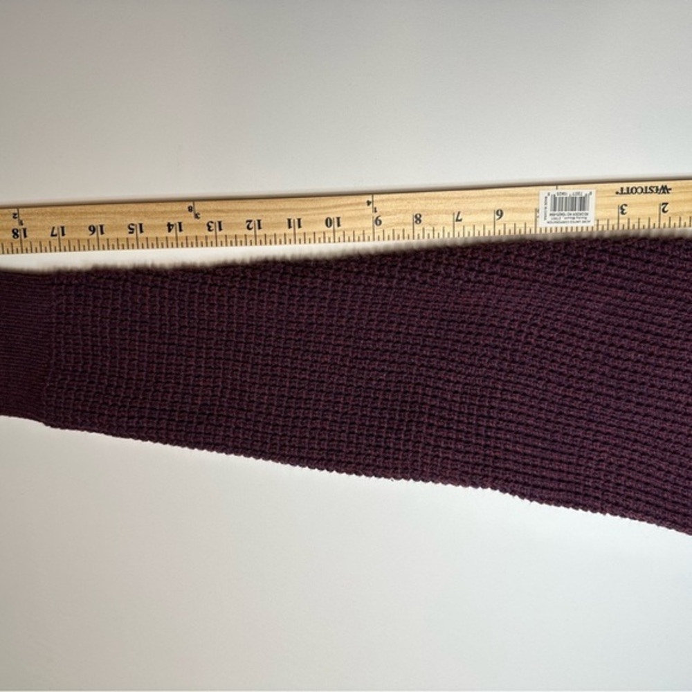 LL Bean Men's Organic Cotton‎ Full Zip Sweater Purple Medium Regular 508221 - Picture 8 of 10
